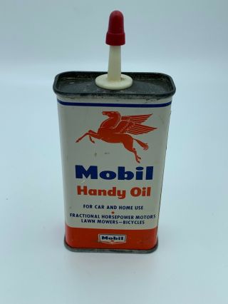 Mobil Handy Oil Can Minty Socony Oiler Authentic Vtg 1950 