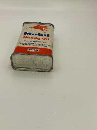Mobil HANDY OIL CAN MINTY SOCONY OILER AUTHENTIC VTG 1950 ' s RED PEGASUS 6