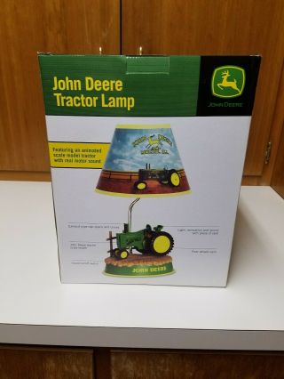John Deere tractor lamp with shade,  sound,  and animation 3