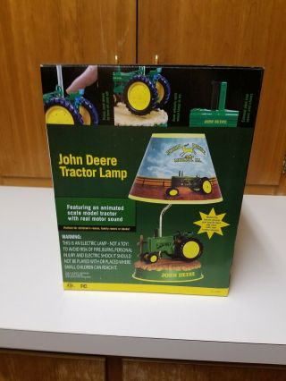 John Deere tractor lamp with shade,  sound,  and animation 4