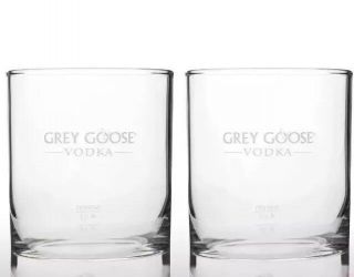 Grey Goose Vodka Tumbler Glass X 2