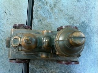 vintage metal train bank 1974 made by banthrico inc from chigago 5