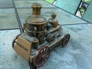 vintage metal train bank 1974 made by banthrico inc from chigago 7