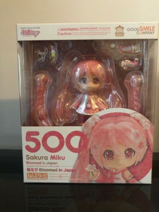 Good Smile Company Nendoroid 500 Sakura Miku Bloomed In Japan Authentic.