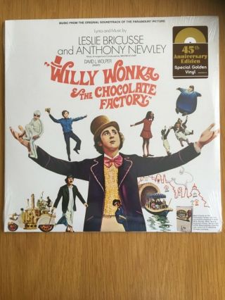 Willy Wonka & The Chocolate Factory Ost 45th Anniversary Gold Vinyl Album