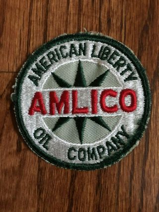 Amlico American Liberty Oil Company Service Station Patch Gasoline Oil Petroleum