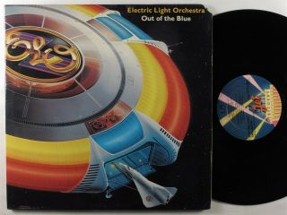 Electric Light Orchestra Out Of The Blue Jet 2xlp Nm W/space Station & Poster