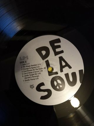 De La Soul 3 Feet High And Rising Vinyl Record 7