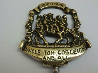 Vintage Brass Corkscrew - " Widdecombe - Uncle Tom Cobleigh And All " - 1930 