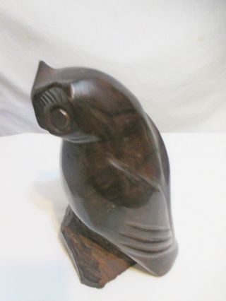 Ironwood Hand carved Vintage OWL Figurine Bookend Figure 7 