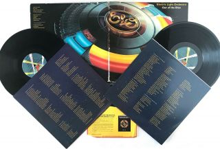 Electric Light Orchestra Out Of The Blue 1st 1977 Vinyl Lp Poster Spaceship Vg