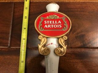 Stella Artois Wooden Beer Tap Handle Bar Tap Handle Man Cave Bar Tapper 11.  5 "