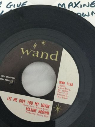Maxine Brown - Let Me Give You My Lovin 
