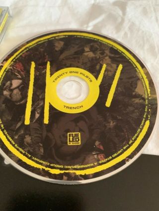 RARE TWENTY ONE PILOTS 12X12 POSTER,  TRENCH SIGNED CD VERY RARE 5