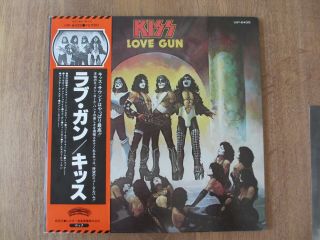 KISS - LOVE GUN LP 1977 JAPAN VIP - 6435 VINYL RECORD WITH OBI ORIG PRESS 2