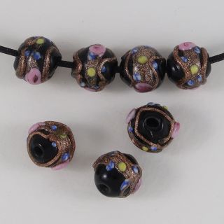 7 Antique Venetian Wedding Cake Beads / Odds and Ends from the Bead Room 3