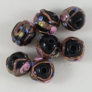 7 Antique Venetian Wedding Cake Beads / Odds and Ends from the Bead Room 4