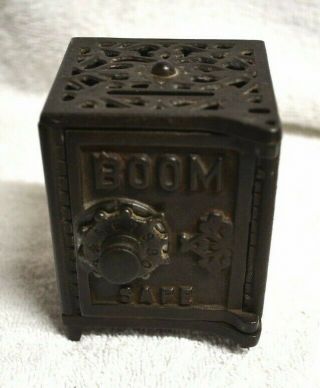 Antique Kenton Cast Iron Metal Boom Safe