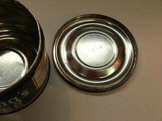 Vintage 1 Pound Key Wind Manning ' s Coffee Tin Can With Lid 8