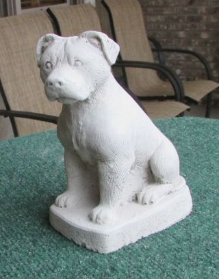 Concrete Pit Bull Terrier Statue /memorial /pet Grave Marker