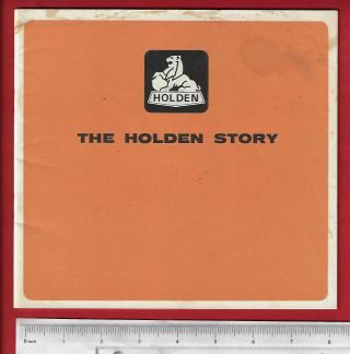 The Holden Story 24 Page Booklet Brochure