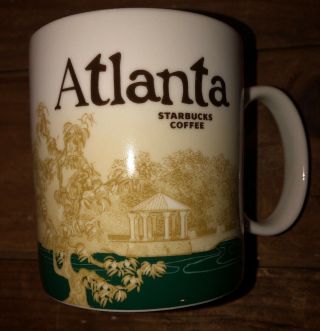 Starbucks Global Icon Collector Series Atlanta 2011 16oz Coffee Mug