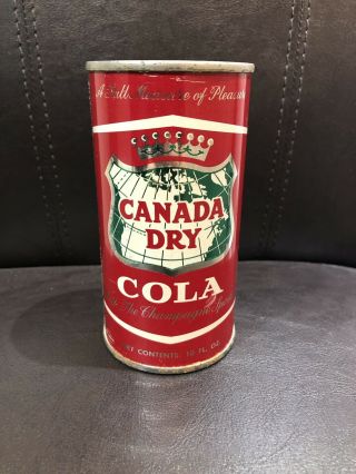 Canada Dry Cola Flat Top Soda Can - Toronto