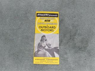Vintage,  1946 Mercury Outboard Motors,  Sales Brochure,  Kiekhaefer Corp.  Ceaderburgwi