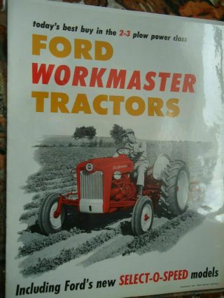 Ford Workmaster Tractor Brochure