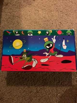 Looney Tunes Marvin The Martian Pencil Box Biodegradable Made In The U.  S.  A.  1997