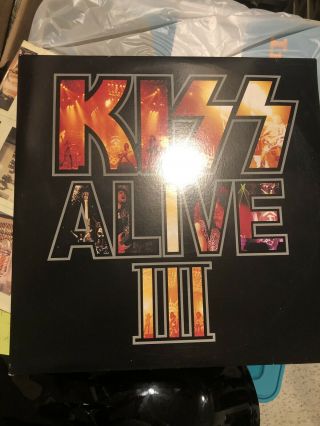 Kiss Alive Iii 3 Vinyl Lp Limited Pressing Red Vinyl
