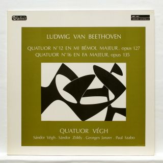 Vegh Quartet - Beethoven String Quartets Nos.  12 & 16 Valois Mb1407 Lp Nm