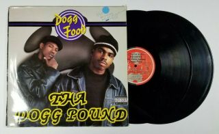 Tha Dogg Pound Dogg Food 2xlp Death Row P1 50546 Us 1995 Vg Gangsta Rap 2e