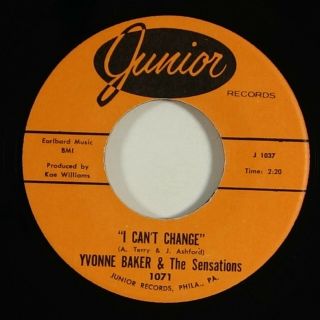 Yvonne Baker & The Sensations " I Can 