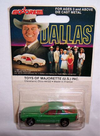 Majorette Dallas Tv Show Porsche 924 Made In France 1981 On Card