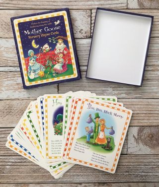 Complete Set Of 26 Mother Goose Nursery Rhyme 8”x10” Cards Modern Publishing