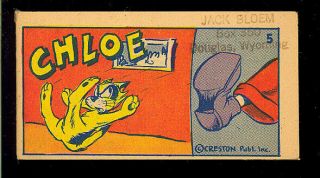Shmoo Candy Comics 5 (chloe) Rare Not In Guide Mini - Comic Giveaway 1950’s Vf