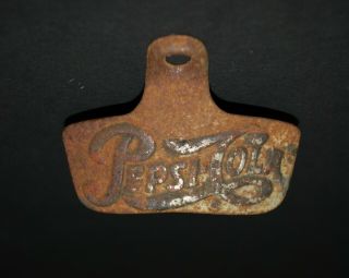 VINTAGE CAST IRON WALL MOUNTED PEPSI - COLA BOTTLE/BEER CAP OPENER - MADE IN USA 5
