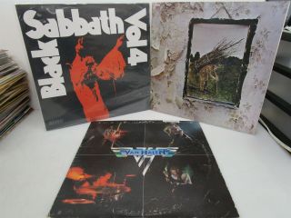 Black Sabbath Vol 4 Led Zeppelin Iv Zoso Van Halen St Pop Rock Vinyl Record Lp