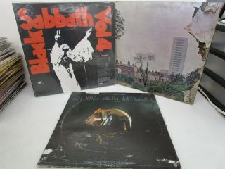 Black Sabbath Vol 4 Led Zeppelin IV ZoSo Van Halen ST Pop ROCK Vinyl Record LP 2