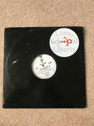 Prince - Face Down - Usa 12 " Promo Vinyl In Sleeve With Sticker