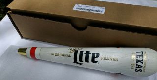 12in Pre Owned Miller Lite Pilsner Wood Beer Tap Handle