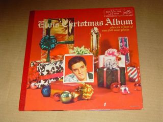 Elvis Presley Christmas Album Record Lp Loc 1035 Pressing 1957