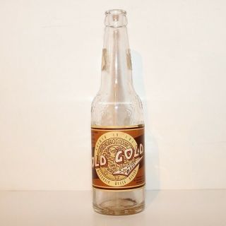 Old Gold Beer Irtp Bottle - Label On Jax Brewing Embossed Bottle