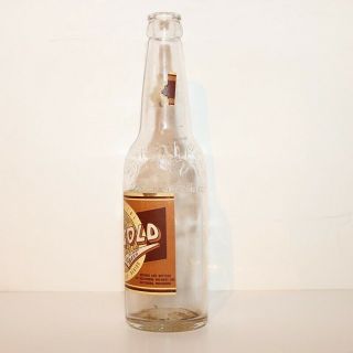 Old Gold Beer IRTP Bottle - Label on Jax Brewing Embossed Bottle 2