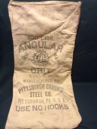 Angular Grit Pittsburgh 100 Lb Cloth Sack