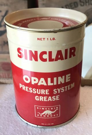 Sinclair Opaline Pressure System Grease 1 Lb Can Empty