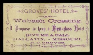 1893 Gallatin,  Missouri - Groves 