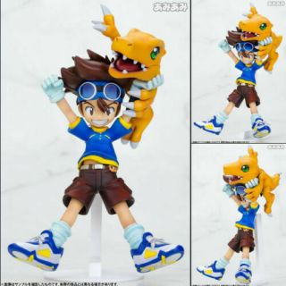 Japan Anime Gem Digimon Adventure Taichi Yagami Agumon Figure Figur 11cm Nobox