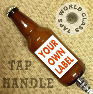 Blank Beer Tap Handle Customize Personalize Your Own Label Home Brew Marker Keg